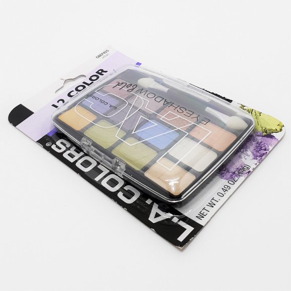L.A. COLORS 12 COLORS EYESHADOW PALETTE URBAN - Picture 4 of 4